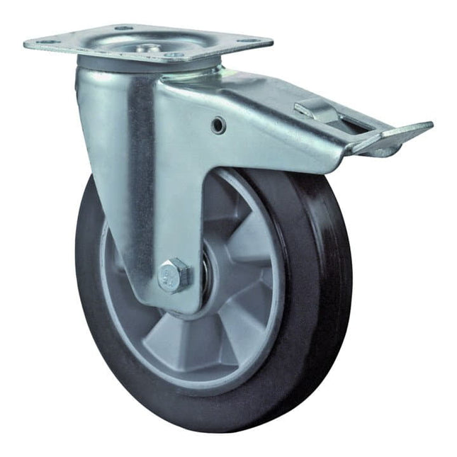 BS ROLLEN Heavy-duty swivel castor Wheel Ø 125 mm Load capacity 200 kg ( 3000275448 )