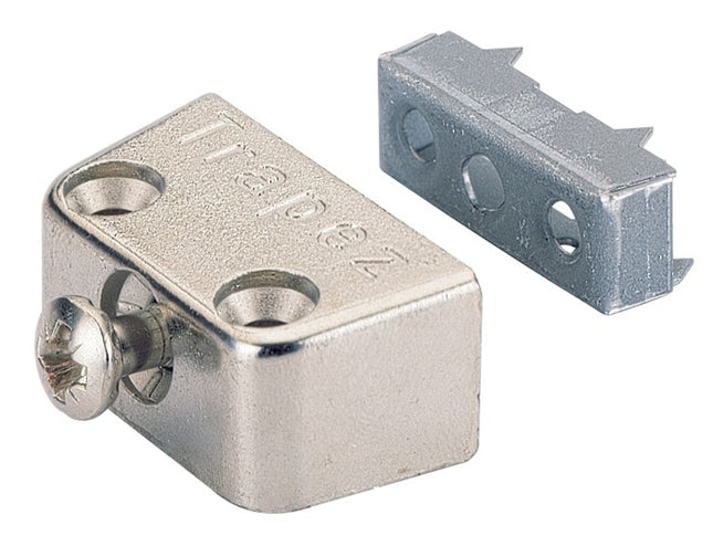 Conector de cuerpo HETTICH TZ 4 de zinc fundido a presión niquelado ( 3000271996 )