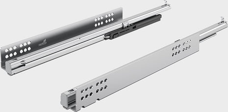 Extensión total HETTICH Quadro V6 con Silent System, acero galvanizado (3000271482)