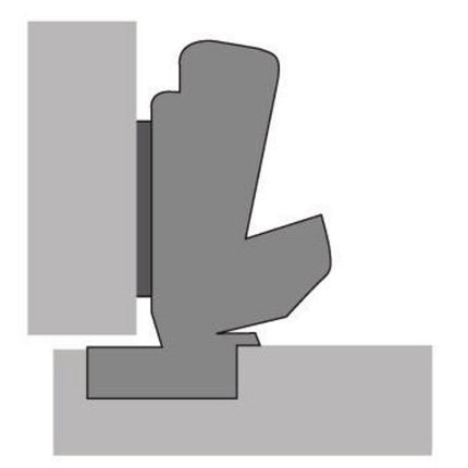 Cerniera grandangolare HETTICH Sensys 8657i con ammortizzazione integrata THS 55 ( 8000612699 )