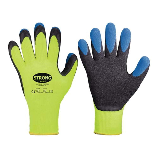 STRONGHAND cold protection gloves Forster size 9 neon yellow/blue ( 4000371125 )