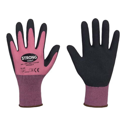 GUANTES STRONGHAND LADY FLEXTER talla 8 rosa/negro ( 8000737567 )