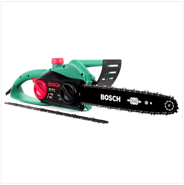 Bosch AKE 35 S Kettensäge 1800 Watt SDS-System 35 cm ( 0600834502 ) + 2. Kette - Toolbrothers