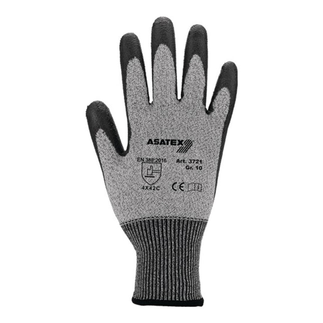Guanti antitaglio ASATEX taglia 8 grigio/nero ( 4000371144 )