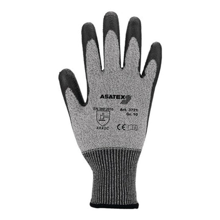ASATEX cut protection gloves size 10 grey/black ( 4000371146 )