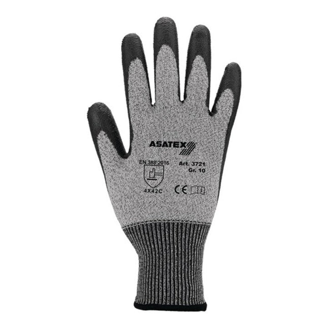ASATEX cut protection gloves size 10 grey/black ( 4000371146 )