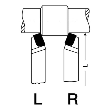 WILKE Outils à charioter DIN 4971 ISO1 10 x 10 mm ( 4118601502 )