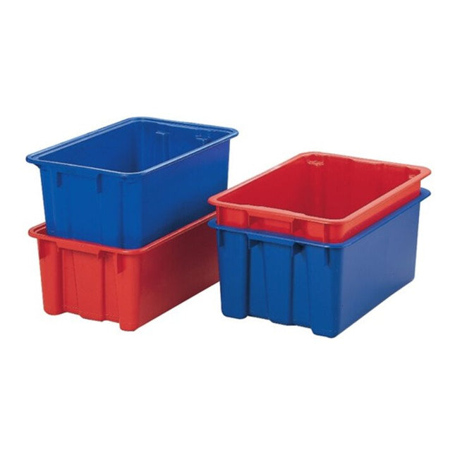 LA-KA-PE Swivel stacking container PP red ( 9000448212 )