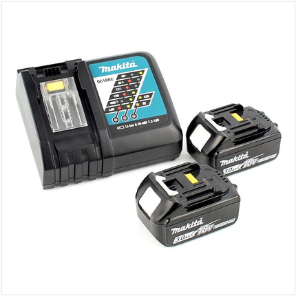 Makita DJR 360 RFK Akku Reciprosäge 36V ( 2x18V ) Brushless Säbelsäge im Koffer + 2x 3,0 Ah Akku + Ladegerät - Toolbrothers