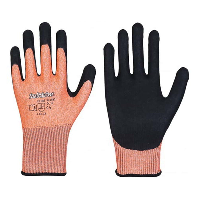 LEIPOLD Gant de protection contre les coupures Solidstar 1683 taille 10 orange/noir ( 4000391050 )
