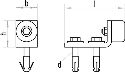 Odbojnik drzwiowy HELM 360 ze stali ocynkowanej, żółty ( 3000255848 )