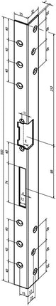Frontale angolare di sicurezza ASSA ABLOY 312 Lunghezza 500 mm Spessore 2 mm ( 3324034063 )