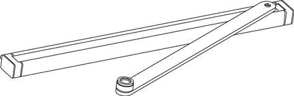 GEZE guide rail ECturn BG for GEZE ECturn silver ( 3000255328 )