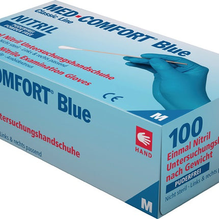 AMPRI disposable gloves Med Comfort Blue size L blue ( 4000371516 )