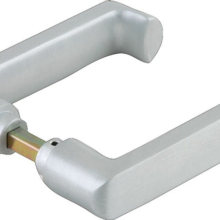 DORMA-GLAS glass lever handle pair RONDO light metal silver anodised ( 3000254501 )