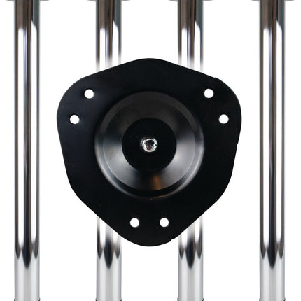 Juego de patas de mesa BMB efecto acero inoxidable 60 mm altura 870 mm ( 3000273148 )