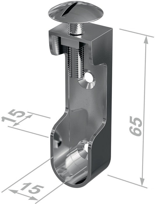 PG Cuscinetti per armadi tubolari 11118 Zinco pressofuso nichelato ( 3000282762 )