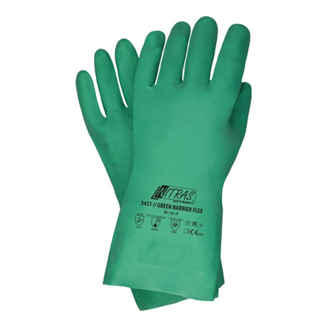 NITRAS Gant protection ctre produits chimiques Green Barrier Flex taille 10 vert ( 4000391095 )