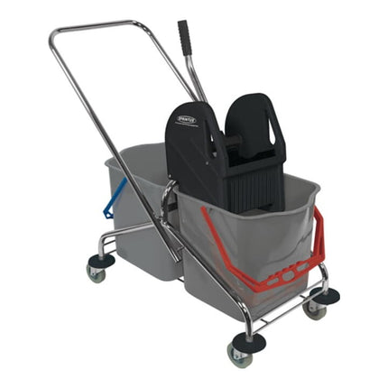 SPRINTUS carro de limpieza cubo 2 x 27 l, prensa ( 9000472003 )