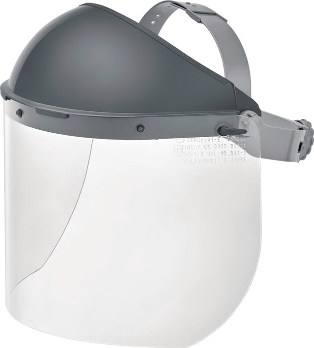 ASCHUA Pantalla facial de electricista GFKKH001-E PC, transparente ( 4701030129 )