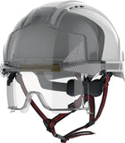 Casco de escalada industrial JSP EVO® VISTAlens® Dualswitch™ blanco/ahumado (4000370818)