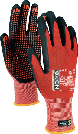Guanti OX-ON Flexible Advanced 1901 taglia 10 nero/rosso ( 4000391344 )