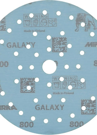 Disco abrasivo adesivo MIRKA GALAXY Grip Multifit 150 mm grana 800 ( 4000845350 )