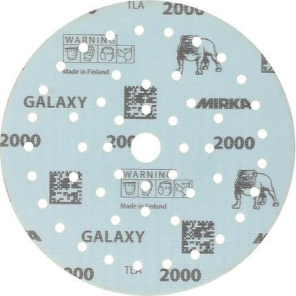 Disco abrasivo adesivo MIRKA GALAXY Grip Multifit 150 mm grana 2000 ( 4000845354 )