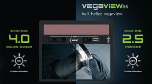 OPTREL Vegaview2.5 welding helmet Battery life approx. 3000 h ( 4000370241 )