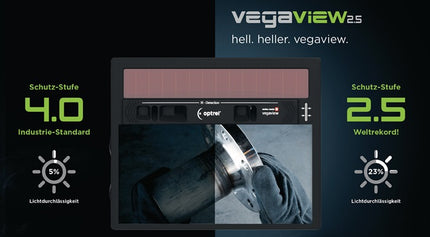 OPTREL Vegaview2.5 welding helmet Battery life approx. 3000 h ( 4000370241 )