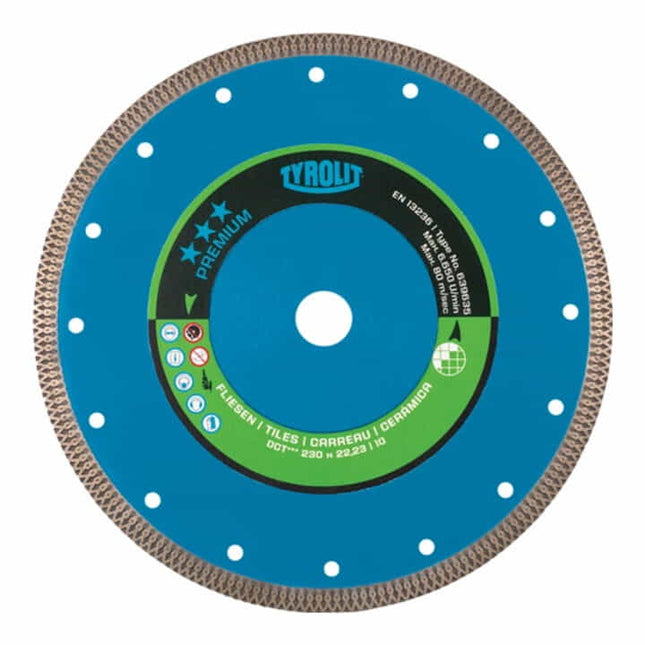 Diamentowa tarcza tnąca TYROLIT Premium Ø 125 mm otwór 22,23 mm ( 4000845249 )