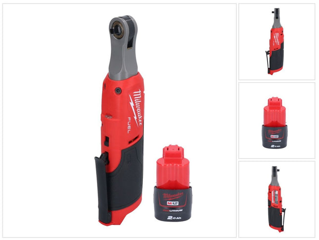 Milwaukee M12 FHIR14-201 cricchetto a batteria 12 V 47 Nm 1/4" brushless + 1x batteria ricaricabile 2,0 Ah - senza caricabatterie