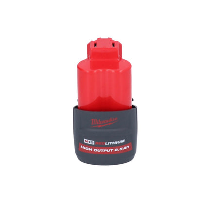 Milwaukee M12 FHIR14-251 Clé à cliquet sans fil 12 V 47 Nm 1/4" Brushless + 1x batterie 2,5 Ah - sans chargeur