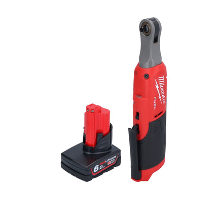 Milwaukee M12 FHIR14-601 carraca a batería 12 V 47 Nm 1/4" sin escobillas + 1x batería 6,0 Ah - sin cargador
