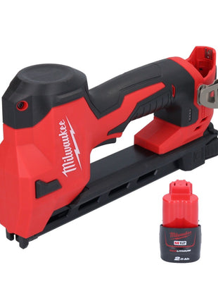 Pinza a batteria Milwaukee M12 BCST-201 12 V 19 x 25,4 mm + 1x batteria ricaricabile 2,0 Ah - senza caricabatterie
