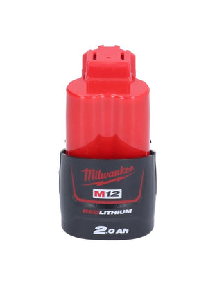 Pinza a batteria Milwaukee M12 BCST-201 12 V 19 x 25,4 mm + 1x batteria ricaricabile 2,0 Ah - senza caricabatterie