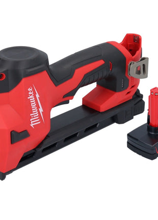 Pinza a batteria Milwaukee M12 BCST-401 12 V 19 x 25,4 mm + 1x batteria ricaricabile 4,0 Ah - senza caricabatterie