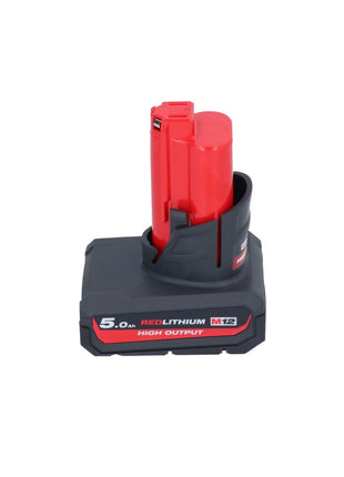 Pinza a batteria Milwaukee M12 BCST-501 12 V 19 x 25,4 mm + 1x batteria ricaricabile 5,0 Ah - senza caricabatterie
