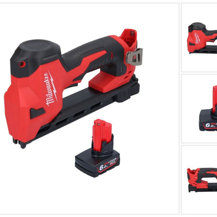 Milwaukee M12 BCST-601 cordless tacker 12 V 19 x 25.4 mm + 1x rechargeable battery 6.0 Ah - without charger