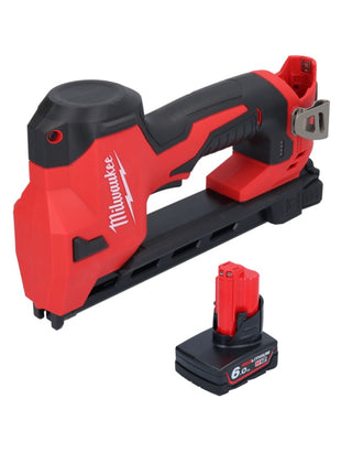 Pinza a batteria Milwaukee M12 BCST-601 12 V 19 x 25,4 mm + 1x batteria ricaricabile 6,0 Ah - senza caricabatterie