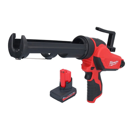 Pistola de cartuchos a batería Milwaukee M12 PCG/310-501 12 V 310 ml + 1x batería 5,0 Ah - sin cargador