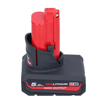 Pistola de cartuchos a batería Milwaukee M12 PCG/310-501 12 V 310 ml + 1x batería 5,0 Ah - sin cargador