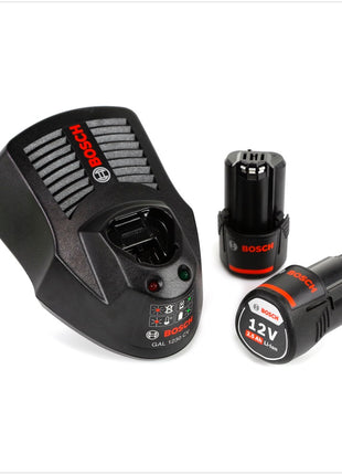 Bosch GWI 12V-5 Professional Akku Winkelschrauber in L-Boxx + 2 x GBA 12 V 2,5 Ah Akku + 1 x GAL 1230 Ladegerät - Toolbrothers