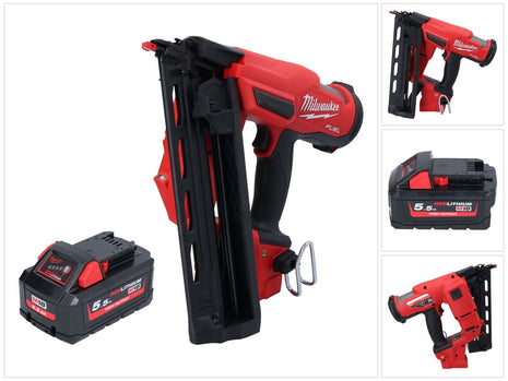 Milwaukee M18 FN16GA-551 Cordless nailer 18 V 32 - 64 mm brushless + 1x battery 5.5 Ah - without charger