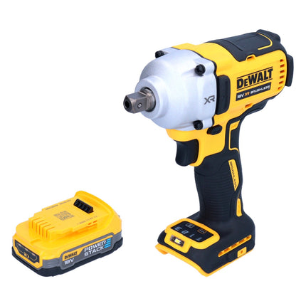 Llave de impacto a batería DeWalt DCF 892 N 18 V 812 Nm 1/2" sin escobillas + 1x batería Powerstack 1,7 Ah - sin cargador