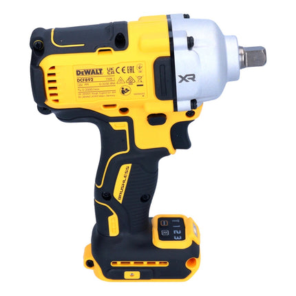Llave de impacto a batería DeWalt DCF 892 N 18 V 812 Nm 1/2" sin escobillas + 1x batería Powerstack 1,7 Ah - sin cargador