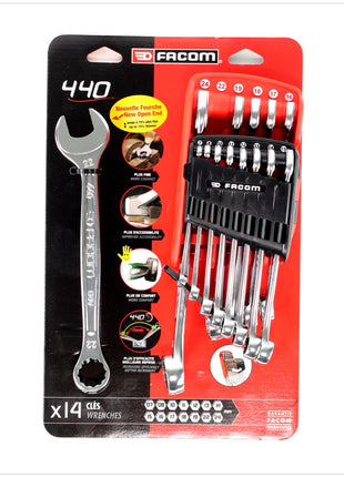 Facom 440.JP14 Ring - Maulschlüssel Set 14 tlg. (7 - 24 mm) - Toolbrothers