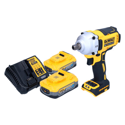 Llave de impacto a batería DeWalt DCF 892 H2 18 V 812 Nm 1/2" sin escobillas + 2x batería Powerstack 5,0 Ah + cargador