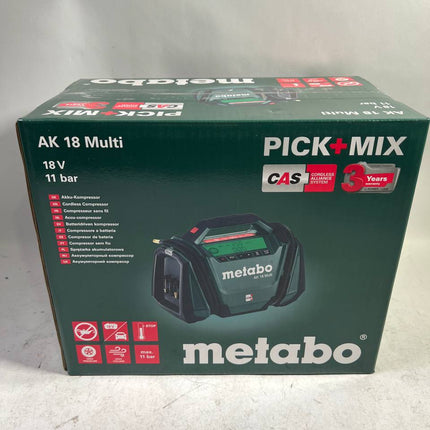 Metabo AK 18 Multi Akku Kompressor 18 V 11 bar Solo 600794850 Leicht Gebraucht 1 - toolbrothers