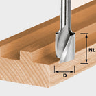 Festool HS Spi S8 D18/25 fresa a spirale 18 x 25 x 57 x 8 mm ( 490950 ) per frese OF 900, OF 1000, OF 1010, OF 1010 R, OF 1400, OF 2000, OF 2200